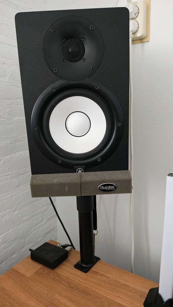 Yamaha hs7 set + Innox Monitor standaards., Audio, Tv en Foto, Luidsprekers, Gebruikt, Overige typen, 60 tot 120 watt, Overige merken