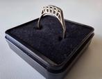 Gouden ring met diamanten, 19 tot 20, Ophalen of Verzenden, Zo goed als nieuw, Met edelsteen