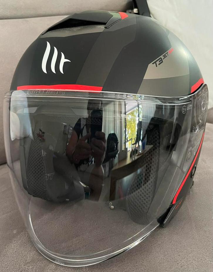 Mt helmets thunder3jrt maat XL, Motoren, Kleding | Motorhelmen, Heren, XL, Overige merken, Tweedehands, Ophalen