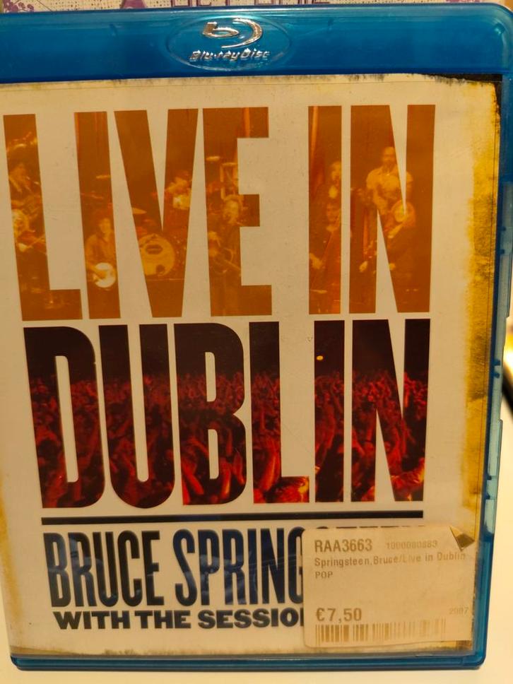 Bruce Springsteen - Live in Dublin (Blu-ray), Cd's en Dvd's, Blu-ray, Zo goed als nieuw, Muziek en Concerten, Ophalen of Verzenden
