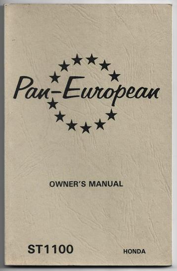 Honda Pan European ST1100 manual 1994 (4150z) beschikbaar voor biedingen