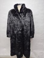 Bontjas Mink zwart XL, maat 48, Ophalen, Gedragen, Maat 46/48 (XL) of groter, Zwart