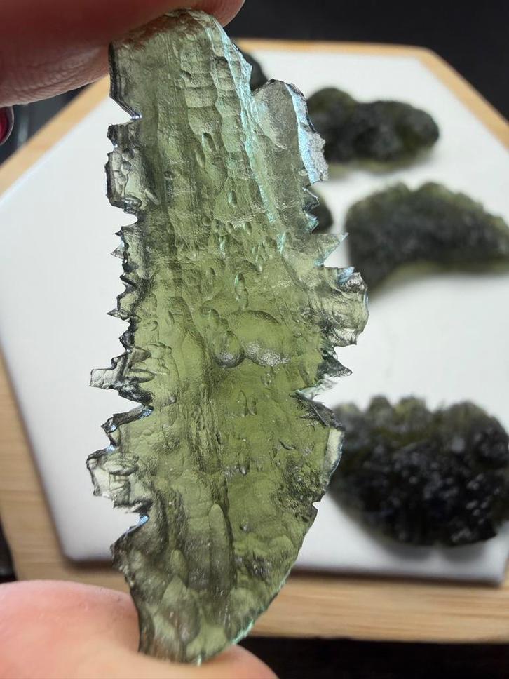 Zeldzame Kosov Moldaviet - 6.15 g, Sieraden, Tassen en Uiterlijk, Edelstenen, Nieuw, Ophalen of Verzenden