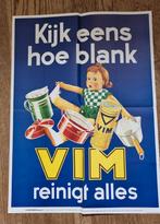 Poster vim, Verzamelen, Reclamebord, Gebruikt, Ophalen of Verzenden