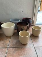Bloempotten, Huis en Inrichting, Woonaccessoires | Vazen, Overige kleuren, Aardewerk of Porselein, Ophalen of Verzenden, Zo goed als nieuw