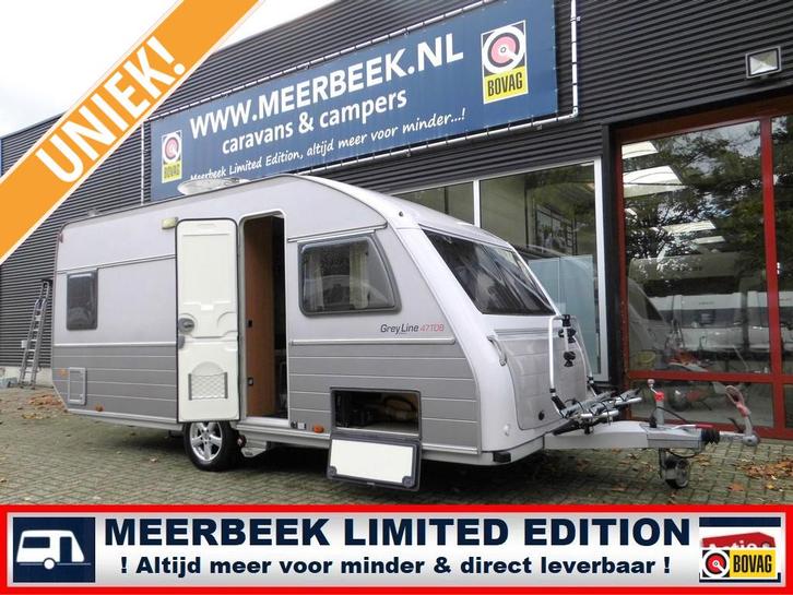 Kip Grey Line Special 47 TDB +E&P +MOVER +ISABELLA E, Caravans en Kamperen, Caravans, tot en met 4, 1000 - 1250 kg, Rondzit, Kip