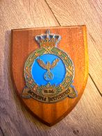 Vliegbasis soesterberg schildje, Verzamelen, Luchtvaart en Vliegtuigspotten, Ophalen of Verzenden, Patch, Badge of Embleem