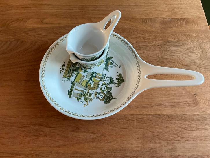 Figgjo Flint Market - schaal + 2 schaaltjes, Huis en Inrichting, Keuken | Servies, Zo goed als nieuw, Schaal of Schalen, Overige stijlen