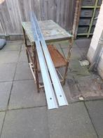 Verzinkt stalen werkplaatsliniaal met maataanduiding 200cm, Ophalen, Zo goed als nieuw