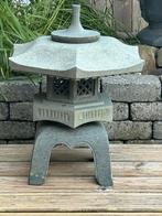 Granieten Japanse lantaarn Rokkaku Yukimi, Tuin en Terras, Tuinbeelden, Ophalen, Steen
