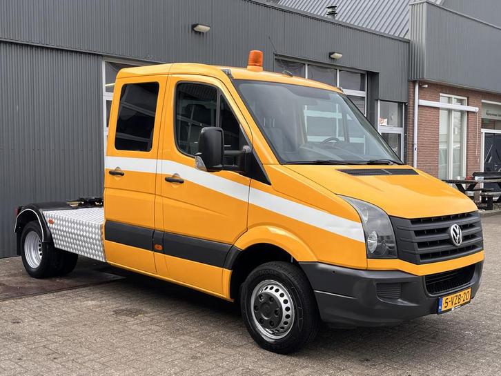 Volkswagen Crafter 2.0 TDI 164pk DC Be-trekker 6650kg trekge, Auto's, Bestelauto's, Bedrijf, Te koop, ABS, Airconditioning, Centrale vergrendeling