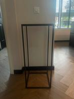 Zuil/plantentafel zwart metaal, Huis en Inrichting, Woonaccessoires | Zuilen en Pilaren, Ophalen, Gebruikt