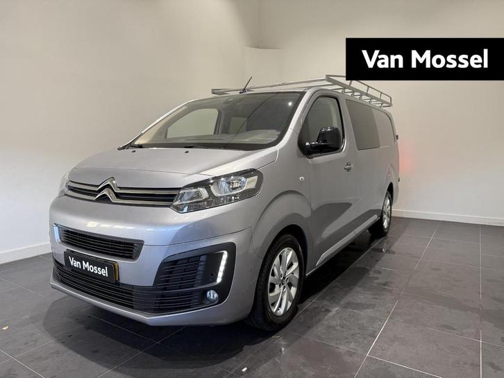 Citroen Jumpy 2.0 BlueHDI 145 L3 DC | Navigatie | Trekhaak |, Auto's, Bestelauto's, Bedrijf, Te koop, ABS, Adaptive Cruise Control