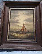 Schilderij met zeilschepen, Ophalen of Verzenden