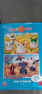 McDonald's Promotieposter 2003 Hamtaro/Transformers, Ophalen of Verzenden, Gebruikt, Reclame