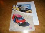brochure Nissan Vanette E en Vanette Cargo  1997, Nieuw, Overige merken, Ophalen of Verzenden
