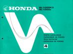 Honda GL1000 K3 GL1000 z parts list (7552z), Ophalen of Verzenden, Honda