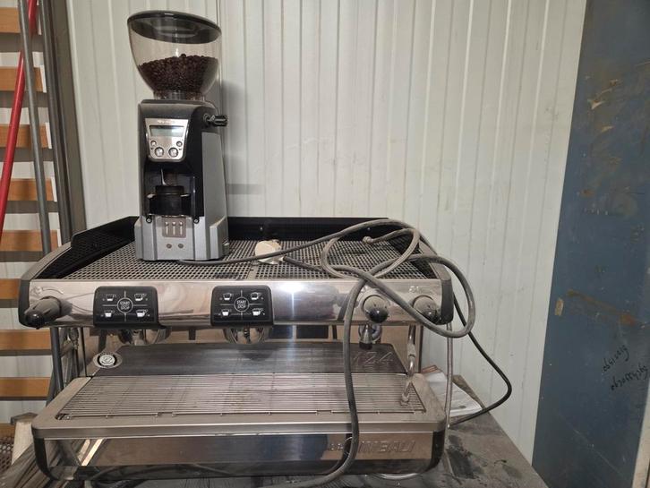 Professionele Horeca Espresso Machine + Molen, Witgoed en Apparatuur, Koffiemachine-accessoires, Gebruikt, Ophalen