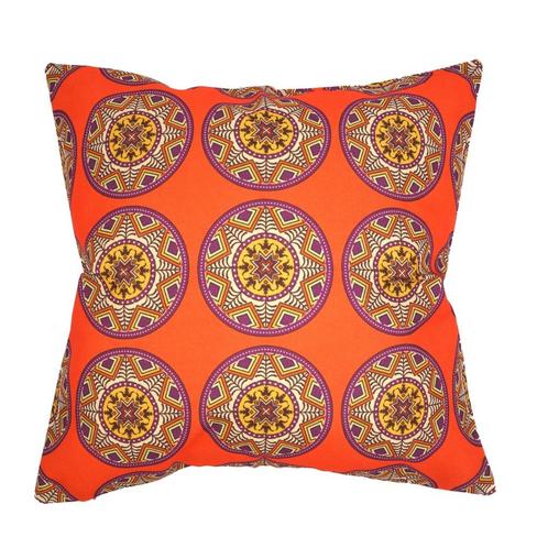 Kussenhoes Eivissa oranje linnenlook | 44 x 44 cm, Huis en Inrichting, Woonaccessoires | Kussens, Nieuw, Oranje, Vierkant, Verzenden