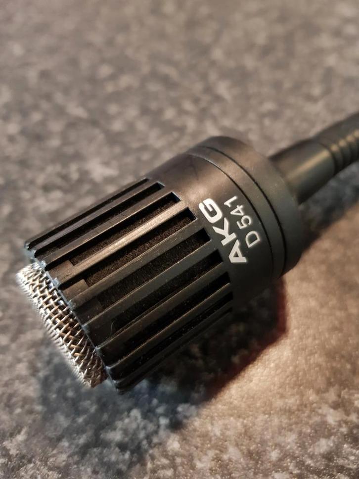 AKG D541 Instrument Microfoon, Muziek en Instrumenten, Microfoons, Gebruikt, Instrumentmicrofoon, Ophalen of Verzenden