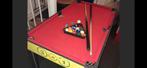 Pooltafel in goede staat + gratis tafelvoetbal, Sport en Fitness, Biljarten en Poolen, Verzenden, Zo goed als nieuw, Pooltafel