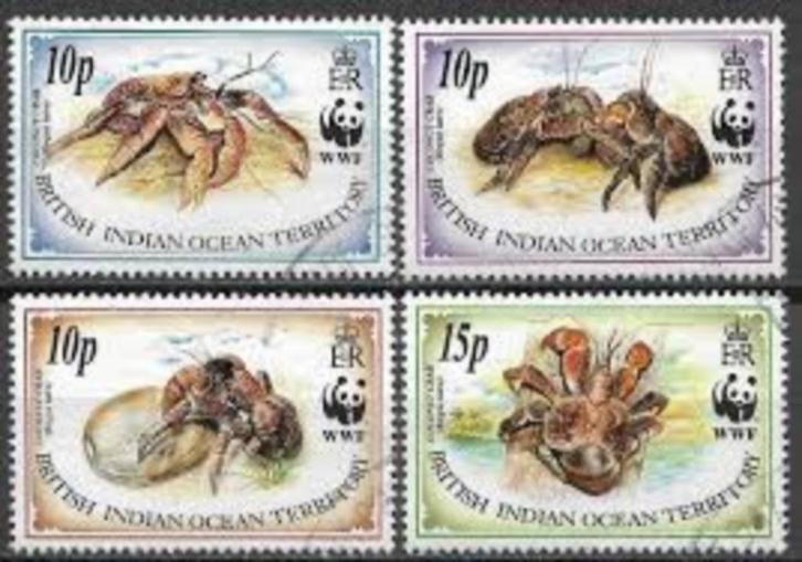 BR. IND. OCEAAN TERR. 7 - Dieren: schaaldieren (kokoskrab), Postzegels en Munten, Postzegels | Thematische zegels, Postfris, Dier of Natuur