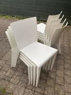 Uitstekende witte stoelen - super kwalieteit (8x) -IN BELGIE, Ophalen, Zo goed als nieuw