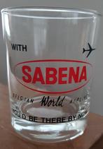 ** Sabena whiskyglas - jaren 70 - uniek item! - ZGAN **, Verzamelen, Luchtvaart en Vliegtuigspotten, Overige typen, Ophalen of Verzenden
