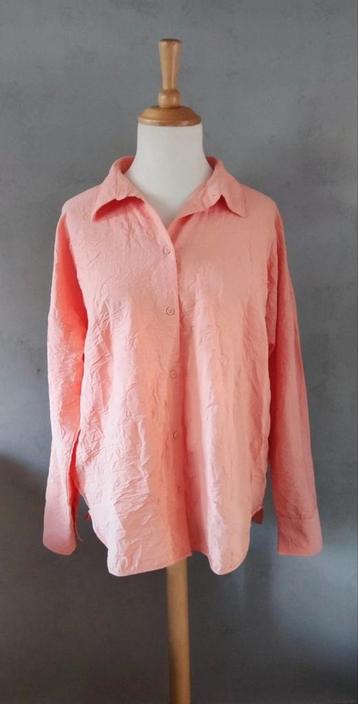 H&M koraal/abrikoos blouse maat L-44-46 Nieuw! beschikbaar voor biedingen