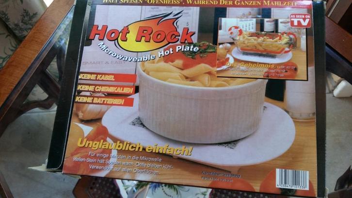 Hotrock magnetron plaat, nieuw in doos (warmhoudplaat), Huis en Inrichting, Keuken | Keukenbenodigdheden, Nieuw, Ophalen of Verzenden