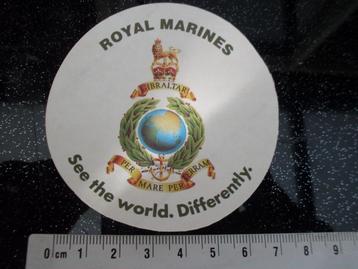 sticker royal marines see the world differently gibraltar beschikbaar voor biedingen