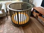 Ronde baby box groen, evt. boxkleed, babynestje, Ophalen, Gebruikt, Rond, In hoogte verstelbaar