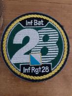 Infanterie Bataljon Inf Rgt 28 Patch, Ophalen of Verzenden, Overige soorten, Nederland, Embleem of Badge