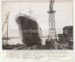 Tewaterlating Pallas werf Jan Smit & Zn te Alblasserdam '53, Gebruikt, Verzenden, Kaart, Foto of Prent, X