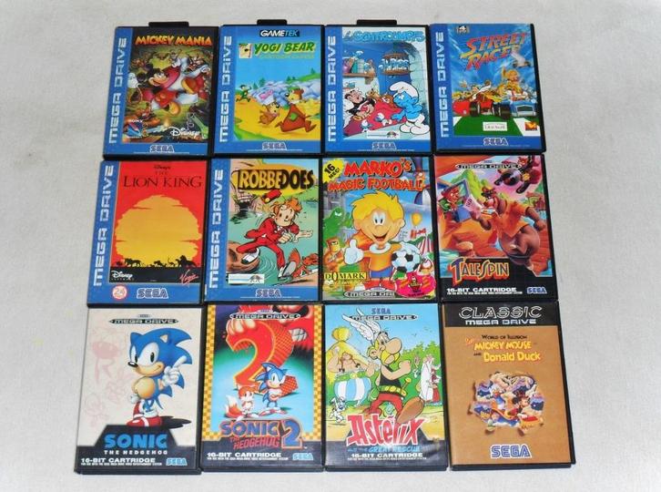 Sega MD games: Cliffhanger, Phantasy star, Comix zone, Hook, Spelcomputers en Games, Games | Sega, Gebruikt, Mega Drive, 1 speler