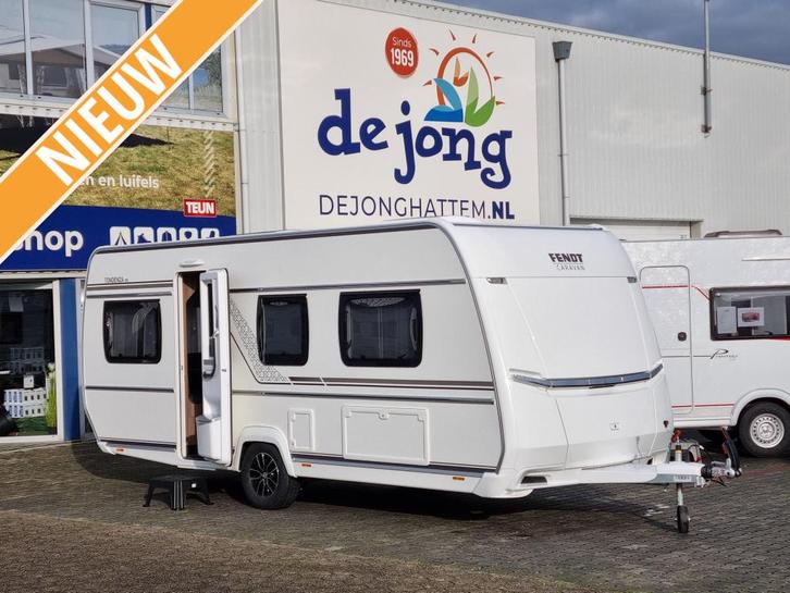 Fendt Tendenza 515 SG Enkele bedden - 2000 kg, Caravans en Kamperen, Caravans, tot en met 4, 1250 - 1500 kg, Rondzit, Fendt, 2 aparte bedden