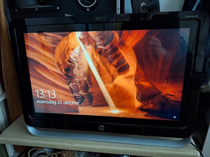 HP Pavilion 22 All-in-One - touchscreen, Krasvrij!, Computers en Software, Desktop Pc's, HDD, Ophalen