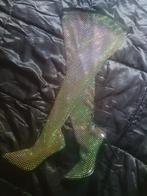 NIEUW Zwarte Glitter Overknee Laarzen met Stiletto Hak 38, Hoge laarzen, Overige kleuren, Nieuw, Ophalen of Verzenden