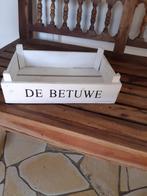 Leuk wit houten kistje, Huis en Inrichting, Minder dan 50 cm, Minder dan 50 cm, Ophalen of Verzenden, Zo goed als nieuw