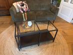 Glazen Salon Tafel - 2 Delig, Huis en Inrichting, Tafels | Salontafels, Ophalen, Gebruikt, 50 tot 100 cm, Glas