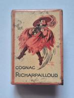 Cognac Richarpailloud lucifers houder blikje, Verzamelen, Blikken, Ophalen of Verzenden, Gebruikt, Overige