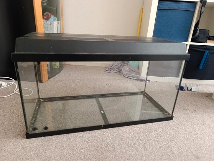 Oud aquarium voor knaagdieren, Dieren en Toebehoren, Knaagdieren en Konijnen | Hokken en Kooien, Gebruikt, Kooi, Minder dan 60 cm