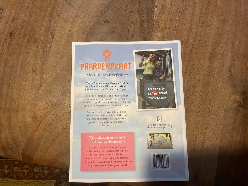 Paardenpraat - Britt Dekker & Esra de Ruiter, Ophalen of Verzenden, Gelezen, Overige onderwerpen, Geschikt voor kinderen