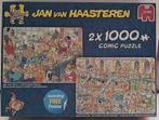 Jan van Haasteren 2 x 1000 stukjes, Ophalen of Verzenden, 500 t/m 1500 stukjes, Zo goed als nieuw