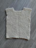 Leuke slipover gebreid van gesponnen schapenwol mt. 98 /104, Ophalen of Verzenden, Zo goed als nieuw, Maat 104