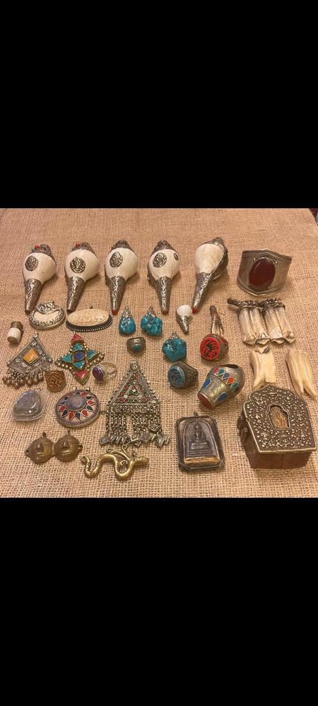 Collectie Tibetaanse en Nepalese objecten, Antiek en Kunst, Kunst | Niet-Westerse kunst, Ophalen of Verzenden