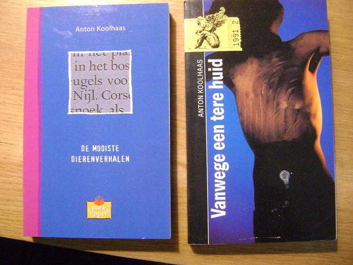 ANTON KOOLHAAS boeken (2x), Boeken, Literatuur, Gelezen, Ophalen of Verzenden
