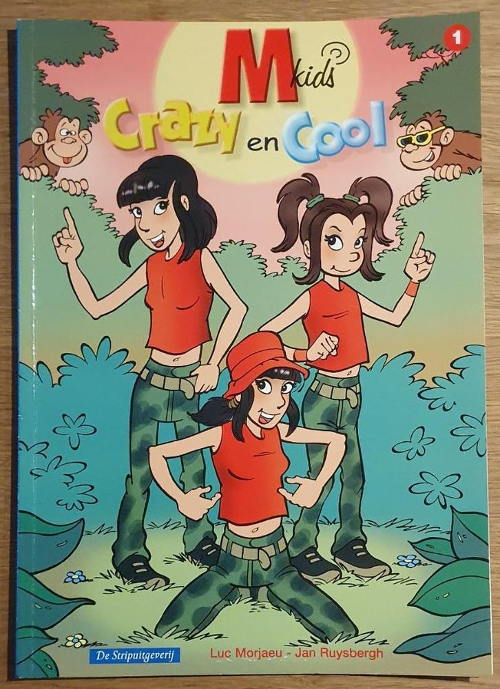 M-kids - Crazy en cool - 1 - 1e druk (2002) - Strip, Boeken, Stripboeken, Zo goed als nieuw, Eén stripboek