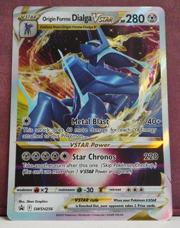 Origin Forme Dialga Vstar Full Art SWSH256 SWSH Black Star beschikbaar voor biedingen