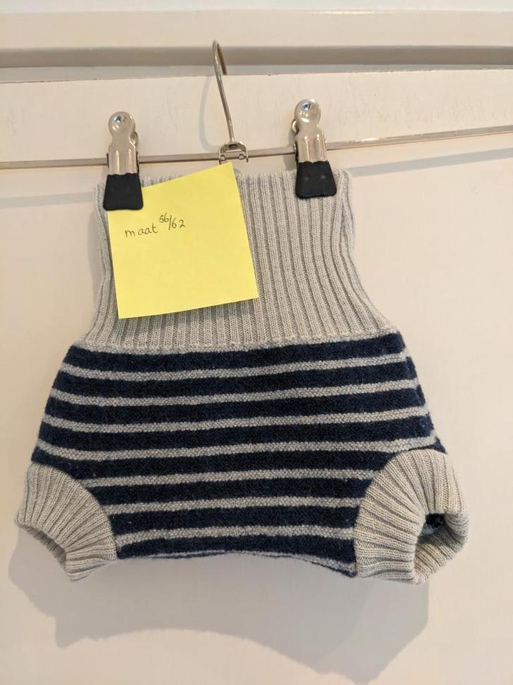 Popolini wolbroek maat 56/62 (62/68 op label), Kinderen en Baby's, Babykleding | Maat 56, Gebruikt, Jongetje of Meisje, Broekje